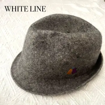 WHITE LINE 그레이 펠트 햇