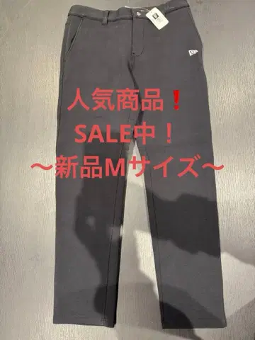 [미사용 새상품] M 테크 맨투맨 테이퍼드 팬츠 블랙