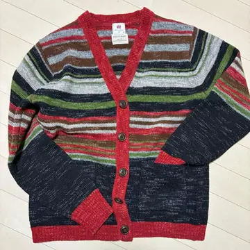 Mitsumine 스트라이프 가디건 여성용 M HANDCRAFT