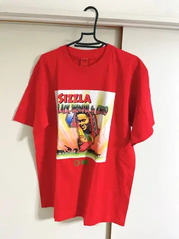SIZZLA BLACK WOMAN CHILD 프린트 T셔츠 레게 라스타