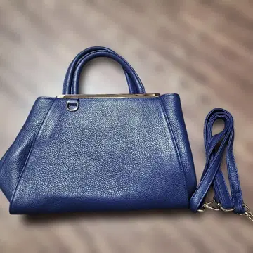 새상품 HAYNI 피아로 네이비 핸드백 지퍼 포켓 부착