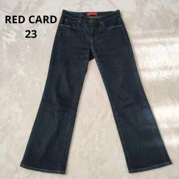 RED CARD TOKYO 데님 일본제 세미 플레어 23