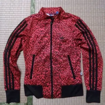 adidas 핑크 레오파드 무늬 저지