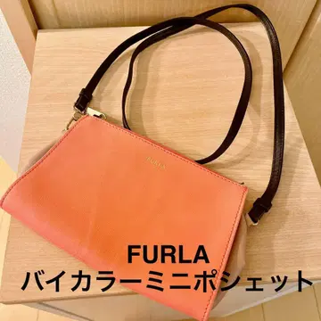 [FURLA] 바이컬러 미니 포쉐트 스마트폰 숄더