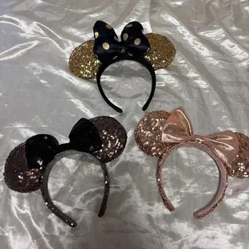 미키 귀 머리띠 3종 세트