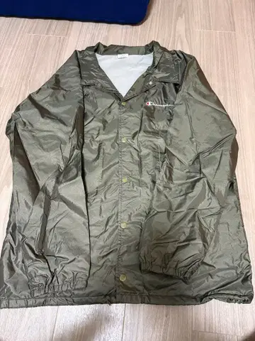 Champion 나일론 자켓 XL 올리브 그린