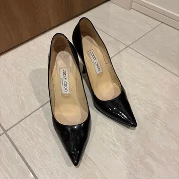 JIMMY CHOO 지미추 블랙 펌프스 36 1/2 23.5cm