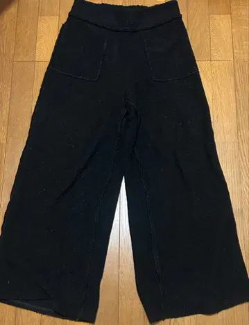 RADIATE 블랙 와이드 팬츠 38