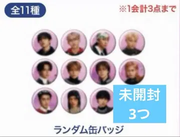 미개봉 랜덤 캔뱃지 3개