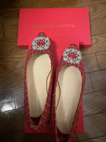 (새상품급) Oriental Traffic 비쥬 플랫슈즈