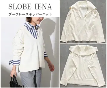 SLOBE IENA 부클레 스키퍼 니트 Free