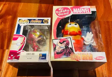[ 미개봉 ] 아이언맨 피규어 2점 세트 포테이토 헤드 마블 어벤져스
