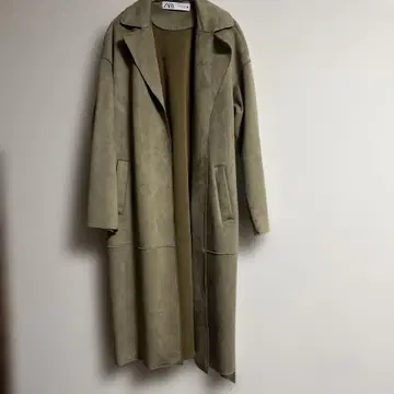 ZARA 베이지 롱 코트