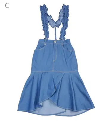 MILK 서스펜더 Middy 스커트