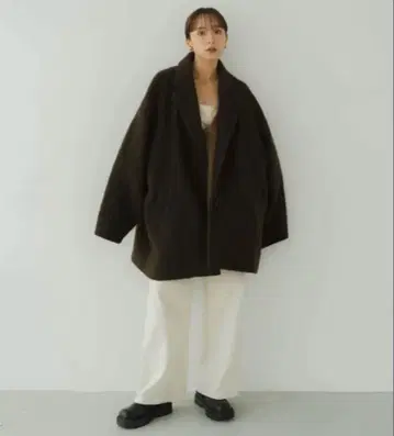 knuth marf 크누스머프 mix shaggy outer 완판템