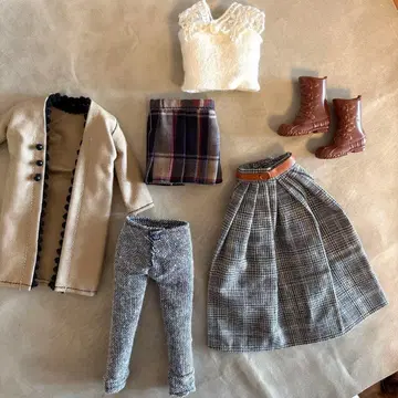 리카짱 의류 부츠 6점 세트