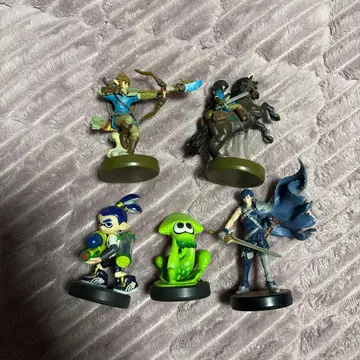 amiibo 5체 세트 판매 낱개 판매도 가능