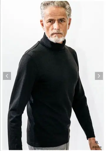 DUALWARM MOIST PONTI 블랙 터틀넥 사이즈 M