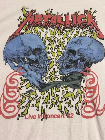 METALLICA Live in concert 92 티셔츠 S