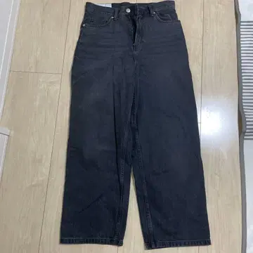 H&M 배기 데님 팬츠 28/30 다크 그레이