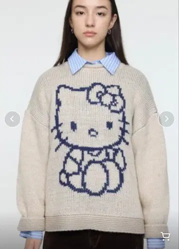 HELLO KITTY CHUNKY 스웨터 키티 마우지 콜라보
