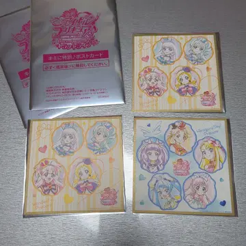 아이돌 프리큐어 영화 입장객 선물 특전 색지