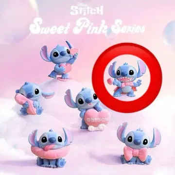스티치 52TOYS 스위트 핑크 피규어