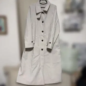 [새상품급] 긴 길이 GU 코지 멜톤 발마칸 코트 L 사이즈