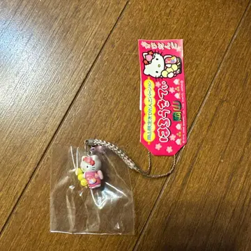 헬로키티 고토치키티 끈 장식 오카야마 한정판 키비당고 스트랩