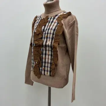 이탈리아제 DAKS LONDON 닥스 런던 프릴 달린 터틀넥