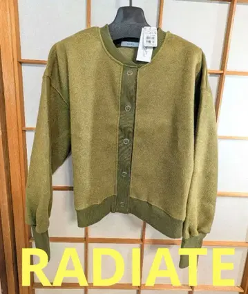 RADIATE 야마다 스콧 클럽 버튼 달린 가디건 사이즈 38 올리브