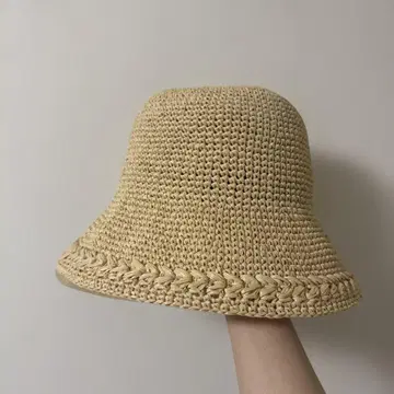 [ 새상품급 ] La Maison de Lyllis 밀짚 햇 접이식