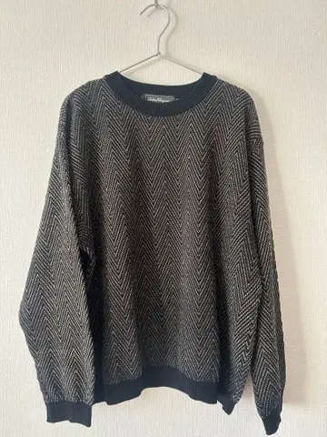 Salvatore Ferragamo 헤링본 니트