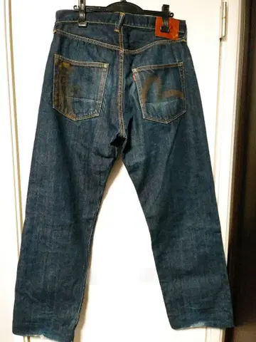 EVISU 에비수진스 Lot2001 적이 34 x 35 금갈매기