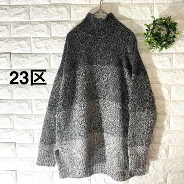 23구 캐시미어 양모 니트 새상품급 23구 컬러 블록 니트