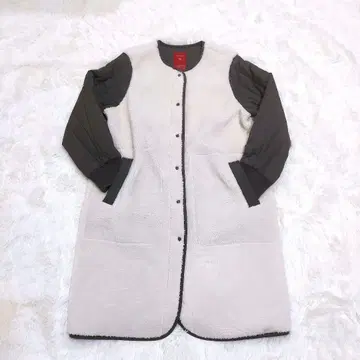 충전솜 x 보아 롱 코트 노스 오브제 리라시쿠