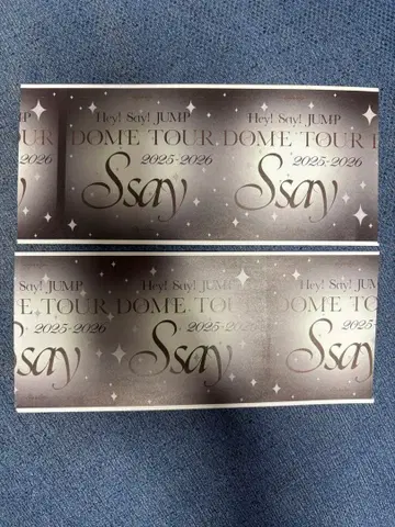 Hey! Say! JUMP Ssay 도쿄돔 티켓 반권 2매 세트