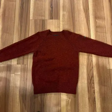 Schott 빨간색 크루넥 스웨터 S