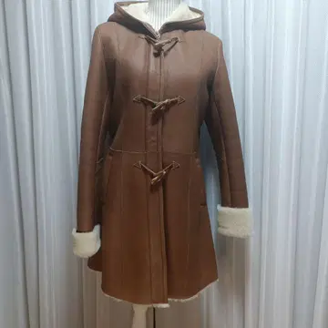 더플 무스탕 코트 size40 새상품급