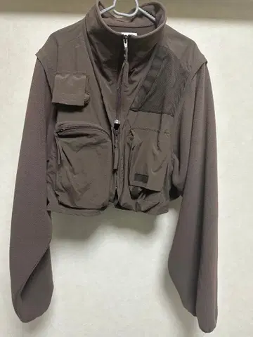 stein 브라운 크롭 자켓