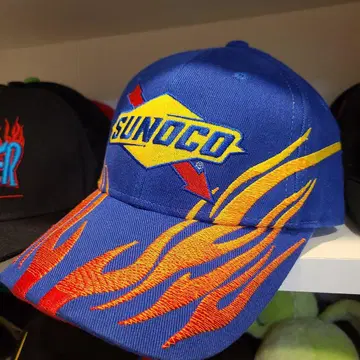 [빈티지] SUNOCO x 파이어 패턴 프레임 로고 x 캡