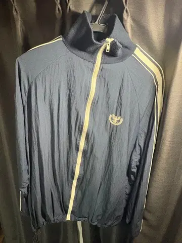 네이비 나일론 자켓 집업