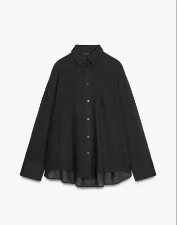 미사용 새상품 ZARA(자라) 블랙 Y 셔츠