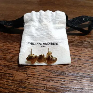 PHILIPPE AUDIBERT 골드 하트 귀걸이