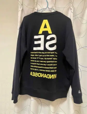 WIND AND SEA 상의 M 사이즈