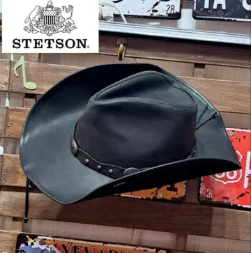 큰 사이즈! STETSON 스테트슨 가죽 콘초 로데오 햇
