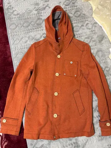 HERE'S STREET 후드 부착 후드티 M 사이즈 오렌지