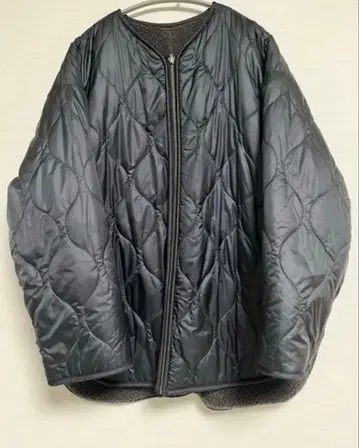 FRAMeWORK 퀼팅 보아 2way 블루종 자켓 코트