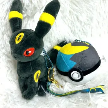 포켓몬 봉제 인형 BALL FREAK 블래키 x 문 볼