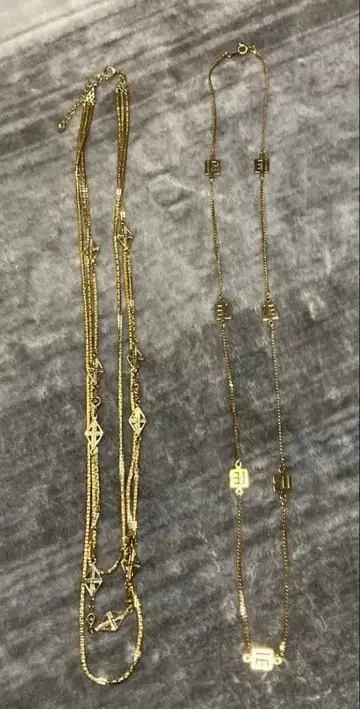 골드 체인 목걸이